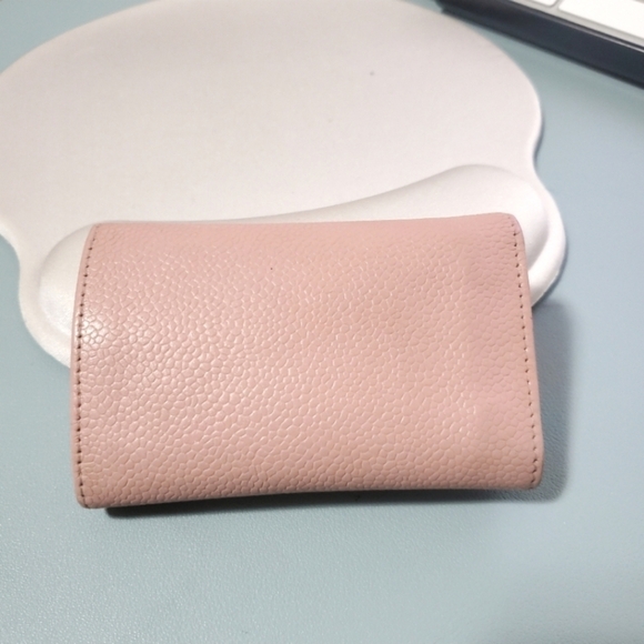 CHANEL Pink Caviar Leather 6-Key Holder Case Wallet Vintage CC Logo - Picture 5 of 16